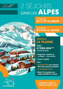 SLAT - Affiche Les alpes 2025